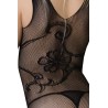 Bodystocking Résille J&M combinaison sexy Noir