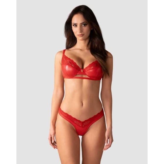 Ensemble rouge deux pièces Aliosa - Mdl diffusion lingerie