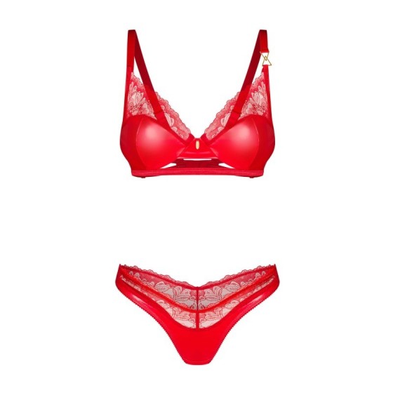 Ensemble rouge deux pièces Aliosa - Mdl diffusion lingerie