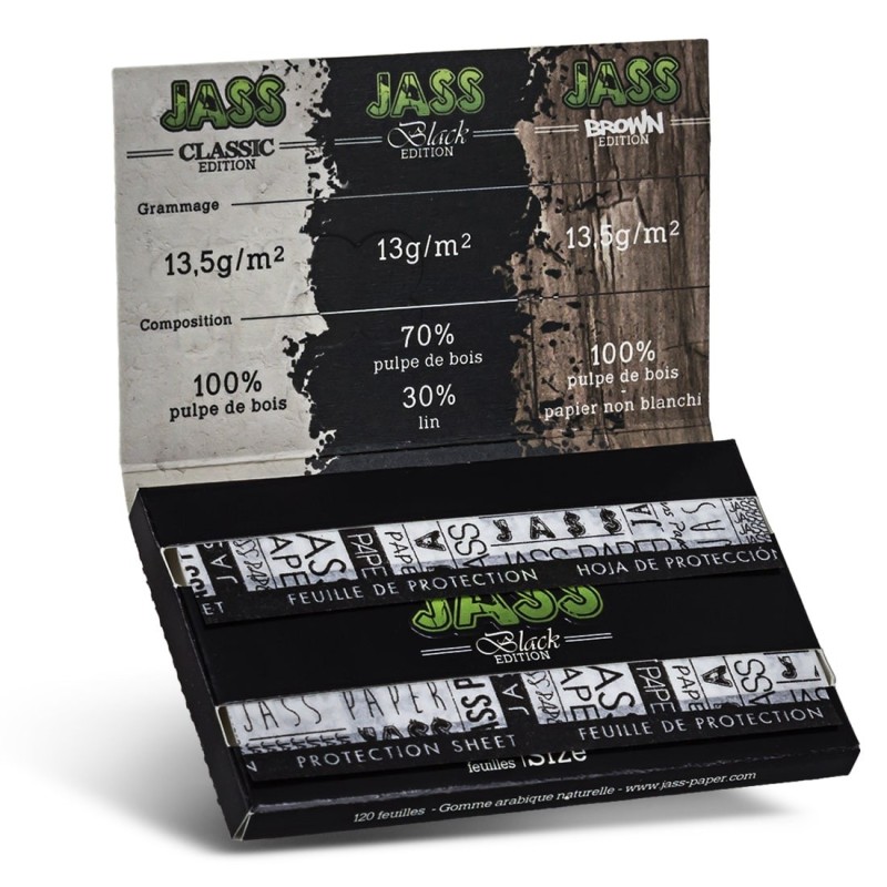 Feuille à Rouler Jass Black Édition Regular x 25