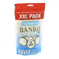 Sachet de 1000 filtres 6 mm Banko 4€