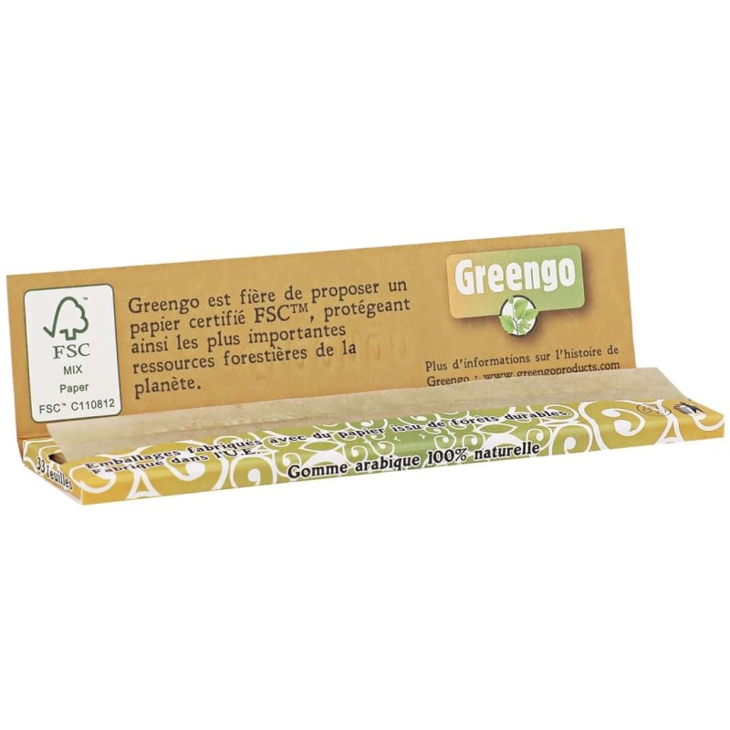 Papier à rouler Greengo King Size Slim