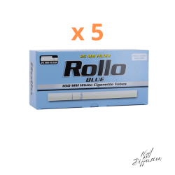 Boite de 200 tubes Rollo Blue 100's x 5