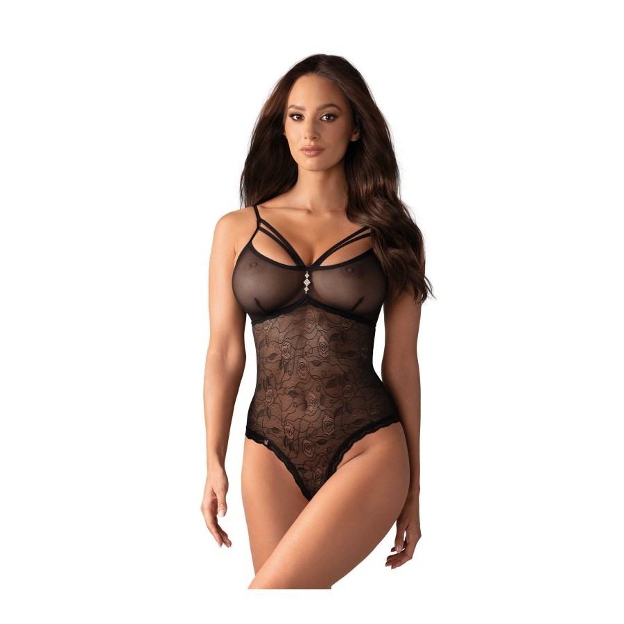 Body noir sexy semi transparent - Mdl diffusion.com